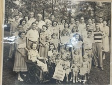 Vintage 1949-1973 Family Reunion Photo Lot Studio Albion Mi Midcentury Fashion picture
