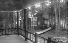 Cottage Porch Twitchell Lake New York NY - Reprint picture