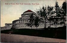 c1910 NEW YORK UNIVERSITY HALL OF FAME EARLY UNPOSTED POSTCARD 36-229 picture