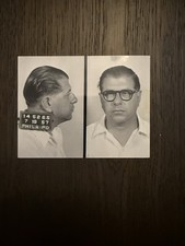 1957 Frank Malfi Philadelphia Mafia Associate Vintage Police Mugshot Mob picture