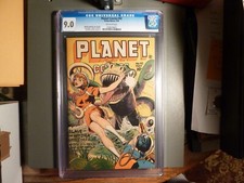 Planet Comics #42, 5/1946, CGC graded 9.0, Artists Murphy Anderson, Joe Cavallo. picture