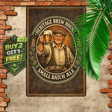 Franziskaner Weissbier Germany Beer Retro Metal Tin Sign 8x12 picture