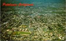 Score Card Co. Petaluma CA Postcard C27767 Aerial View City Unposted Vintage picture