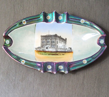 Souvenir Ceramic Ashtray YMCA Lethbridge, Alta. Building Scene picture