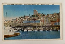 Partial View Fisherman's Wharf North Beach San Francisco California White Border picture