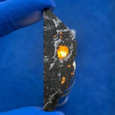 Seymchan Olivine iron meteorite pallasite specimen SIZE:56*18*2.5mm LZ173 picture