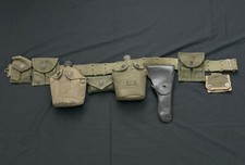 Original US Korean War / Vietnam War NCO / Officer Pistol Belt Equipment Set picture