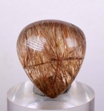 30.5cts QUARTZ RUTILATED polished cabochon rutile pendant jewelry BE659 picture