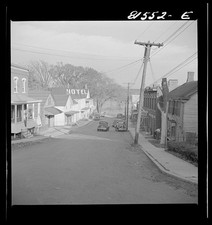 Photo:Athens New York 1941 Main Street Hotel Cars Downtown Street View picture