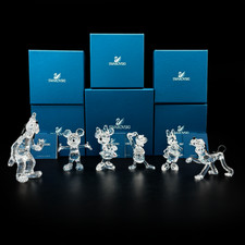 Swarovski Disney Showcase Set Mickey Minnie Donald Daisy Goofy Pluto | MIB picture