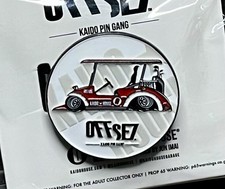 Kaido House Pin Gang x Offset Enamel Clip Red Golf Marker Golf Cart picture