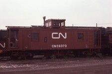 SS ORIG SLIDE CN CANADIAN NATIONAL SNOW FLANGER #56373 - LONDON ON 1977 picture