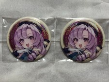 NIJISANJI Biscuit Can Badge Hyakumantenbara Salome Set of 2 picture