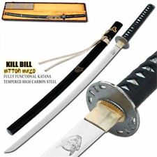 Kill Bill Handmade Movie Hanzo Demon 1060 High Carbon Steel Blade Katana Sword picture