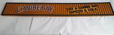 2 Caribe BAY Spiced Rum & Cola Thick Orange Bar Mat Man Cave Alcohol  Promotion picture