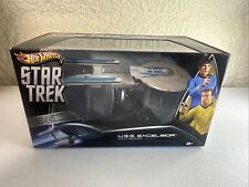 NEW - 2013 Mattel Hot Wheels Star Trek USS Excelsior NCC-2000 Die Cast w/Stand picture