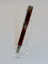 ROLLERBALL PEN Handmade with Stabilized Amboyna Burl. Makes a great gift #117 picture