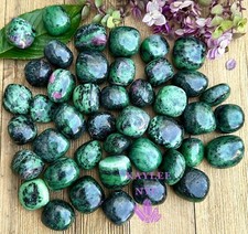 Wholesale Lot 2 Lbs Natural Ruby Zoisite Tumble Healing Energy picture