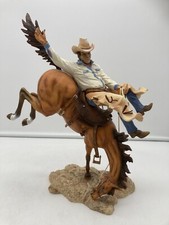 BOEHM 2005 Sculpture for Home Interior GET OFF MY BACK Bucking Bronco 12670-05 picture