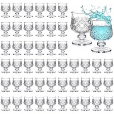 Suclain 36 Pcs Shot Glass Bulk Set 1.5 oz Mini Cute Cordial Glasses Clear picture