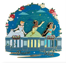 PRESALE Pink a La Mode PALM Princess Every Dream Begins With A Wish Jumbo Pin LE picture