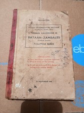 WW2 ALLIED INTELLIGENCE TERRAIN HB 42 BATAAN ZAMBALES PHILIPPINES AGS MacArthur  picture