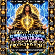 Permanent Extreme Etheric Cleansing, Shielding, Cloaking, Blocking & Guardian Pr picture