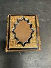1870’s CDV / Tintype Victorian Vintage Family Photo Album – No Photos 25 Page picture