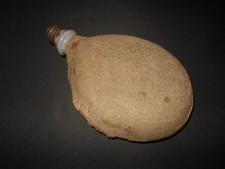 WW1 German Heer M1915 Feldflasche - ENAMELED STEEL CANTEEN & CORK - NICE picture