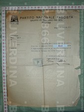 B2866 LETTER 1934 BOLOGNA CITY FASCIST NATIONAL PARTY UNIVERSITY GROUP picture