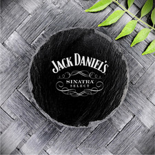 Jack Daniels Sinatra Select Slate Coaster Brand New Handcrafted Laser Engraved R picture