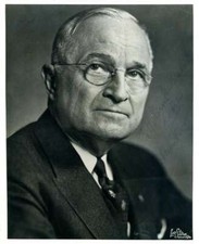 Harry Truman JSA Coa Hand Signed 8x10 Photo Autograph picture