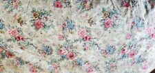 Vintage Ralph Lauren Floral Brittany (Old Pat.) Flat Sheet, KING; EXC/HTF USA picture