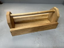 Antique Wooden Sewing Craft Caddy picture