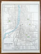 Vintage 1900 GRAND RAPIDS MICHIGAN Map 11