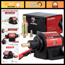 CarBole Gasoline Electric Fuel Pump Universal 5/16 Inch Inlet and Outlet Inline picture
