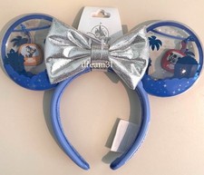 BNWT Walt Disney World Skyliner Minnie Mouse Bow Ears Headband Adult One Size picture