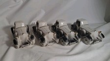 Set of 4 Vintage Creazioni Artistiche Italian Ceramic Classic Car Planters picture