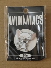 Vintage 1994 Animaniacs The BRAIN Pin Warner Bros picture