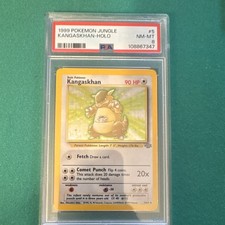 Pokémon 1999 Jungle Kangaskhan Holo #5/64 PSA 8 Cert 108867347 picture