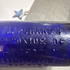 Marchand’s Peroxide Of Hydrogen (Medicinal) New York Cobalt Blue Poison picture
