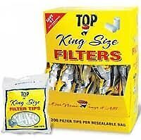 Top King Size 18 mm Filter Tips 200 Filters per Bag 16 Count picture