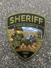 2026 Benton County Washington Sheriff’s Office K9 “Sir Edward” Lego Patch picture