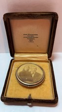 Antique John Wanamaker Photo Locket in Original Box picture