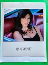 Cindy Sampson , original talent agency headshot photo with credits picture