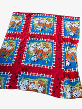 Vintage 1990s Disney 101 Dalmatians Character Print Bedding Blanket picture