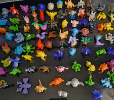 Vintage Pokemon Micro Mini Figure Lot of 94-Gen 1-4 Vinyl Tomy Bootleg Mix picture