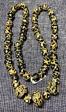 Incredible Antique Venetian Bead Necklace With 3 Beautiful King Beads  RARE picture