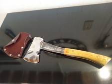 Collector Antique-1930's HATCHET Bridgeport USA-BSA. Polished  w/ Custom Scales. picture