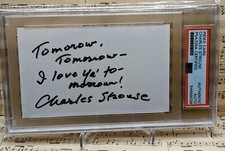 Charles Strouse Autograph Annie Musical Lyricist PSA/DNA Signed picture